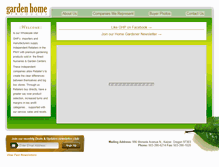 Tablet Screenshot of gardenhomeproducts.com